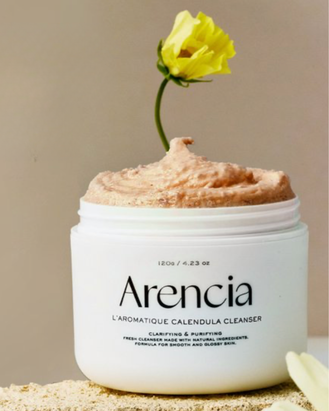 Arencia Calendula Mochi Cleanser – Nettoyant apaisant calendula & mochi