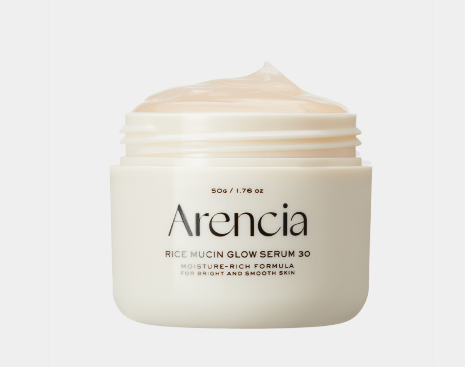 Arencia Rice Mucin Glow Serum – Sérum hydratant et illuminateur à la mucine de riz