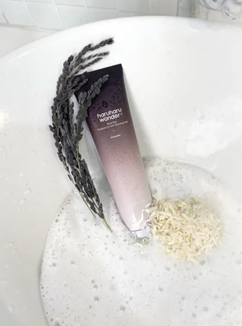 Haruharu Wonder Black Rice Soft Cleansing Gel – Gel nettoyant coréen doux au riz noir pH 5.5