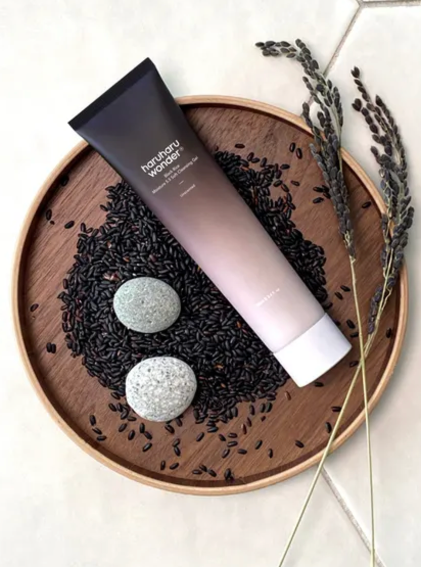 Haruharu Wonder Black Rice Soft Cleansing Gel – Gel nettoyant coréen doux au riz noir pH 5.5