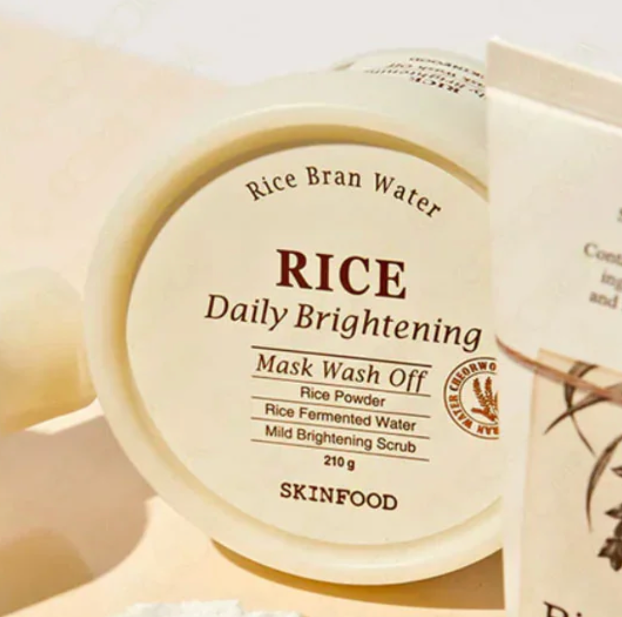 Skinfood Rice Brightening Mask 210g – Masque coréen illuminateur au riz