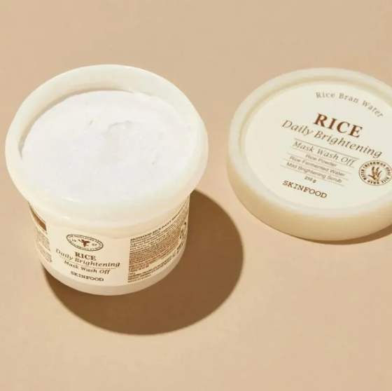 Skinfood Rice Brightening Mask 210g – Masque coréen illuminateur au riz