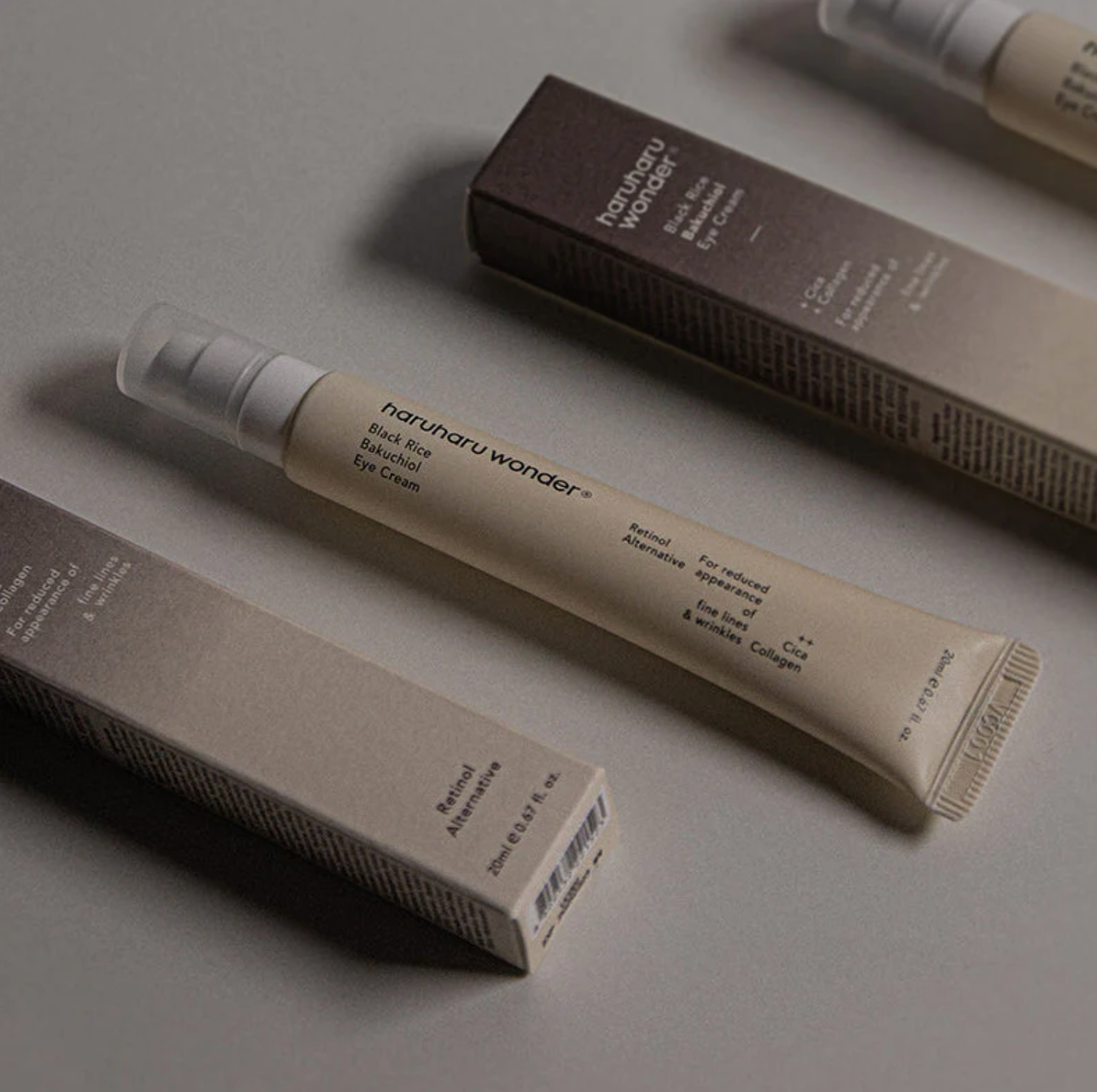 Haruharu Wonder Black Rice Bakuchiol Eye Cream – Contour des yeux anti-âge au riz noir