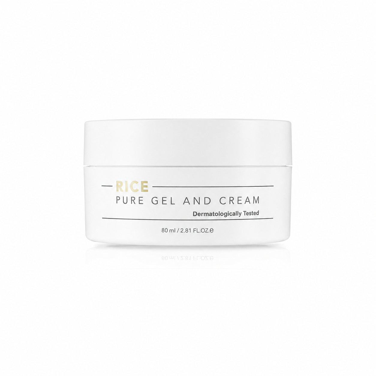 Rice Pure Gel and Cream – Crème Gel Visage Hydratante Au Riz 80 ml