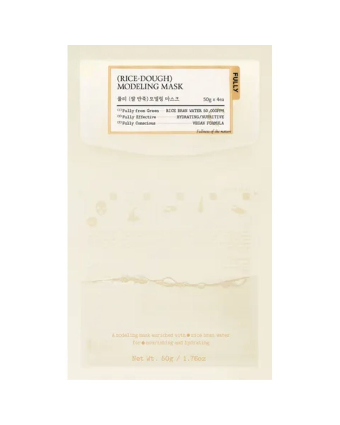 Masque Modelant à la Pâte de Riz - 4pc