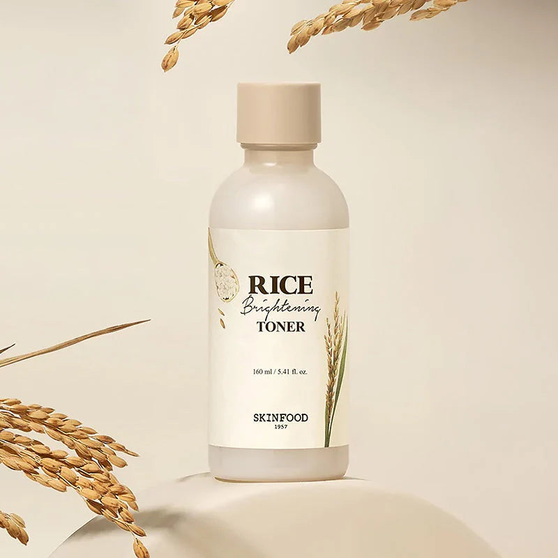 Skinfood Rice Brightening Toner – Toner coréen illuminateur et hydratant au riz