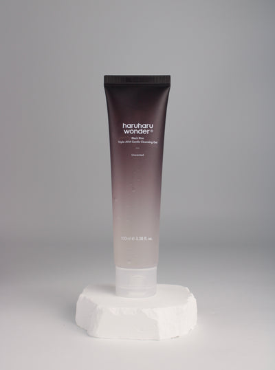 Gel nettoyant doux triple AHA riz noir