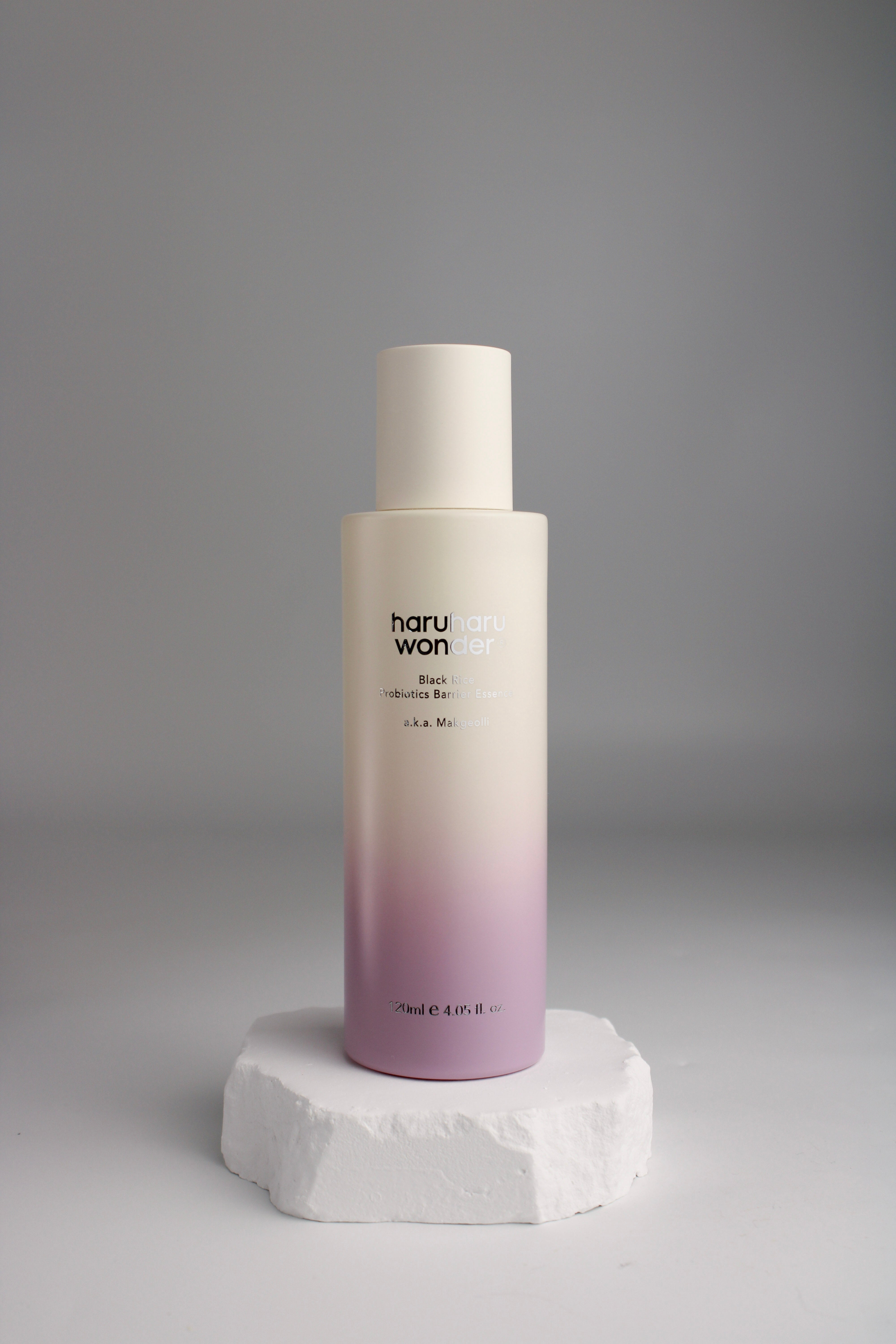 Essence barrière aux probiotiques riz noir Haruharu Wonder – soin hydratant et réparateur pour renforcer la barrière cutanée