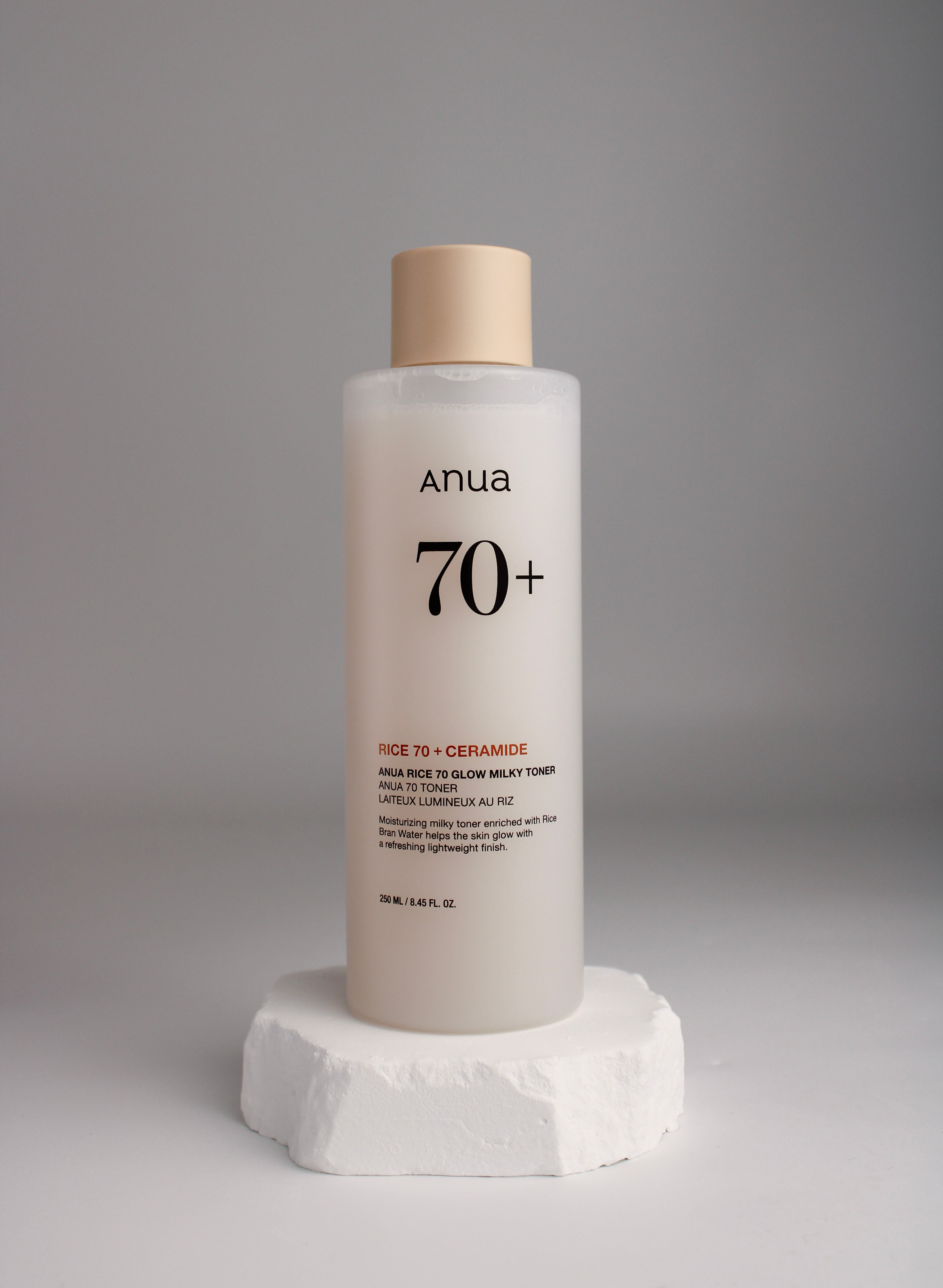 Toner lacté éclat au riz 70 Anua, flacon seul