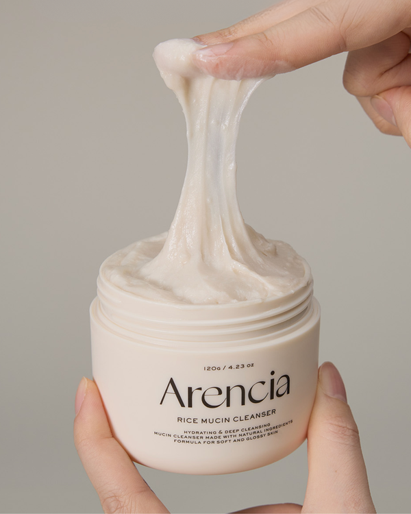 Arencia Rice Mucin Cleanser – Nettoyant hydratant coréen à la mucine de riz