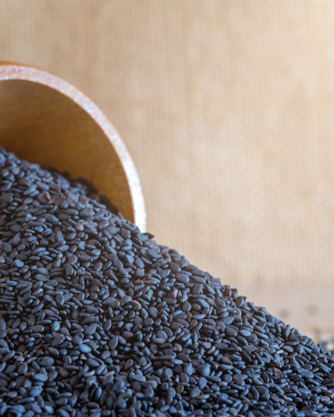 Graines de sésame noir