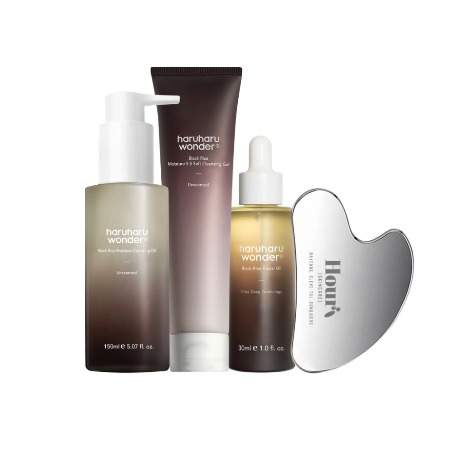 Coffret Rituel au Riz Noir & Gua Sha