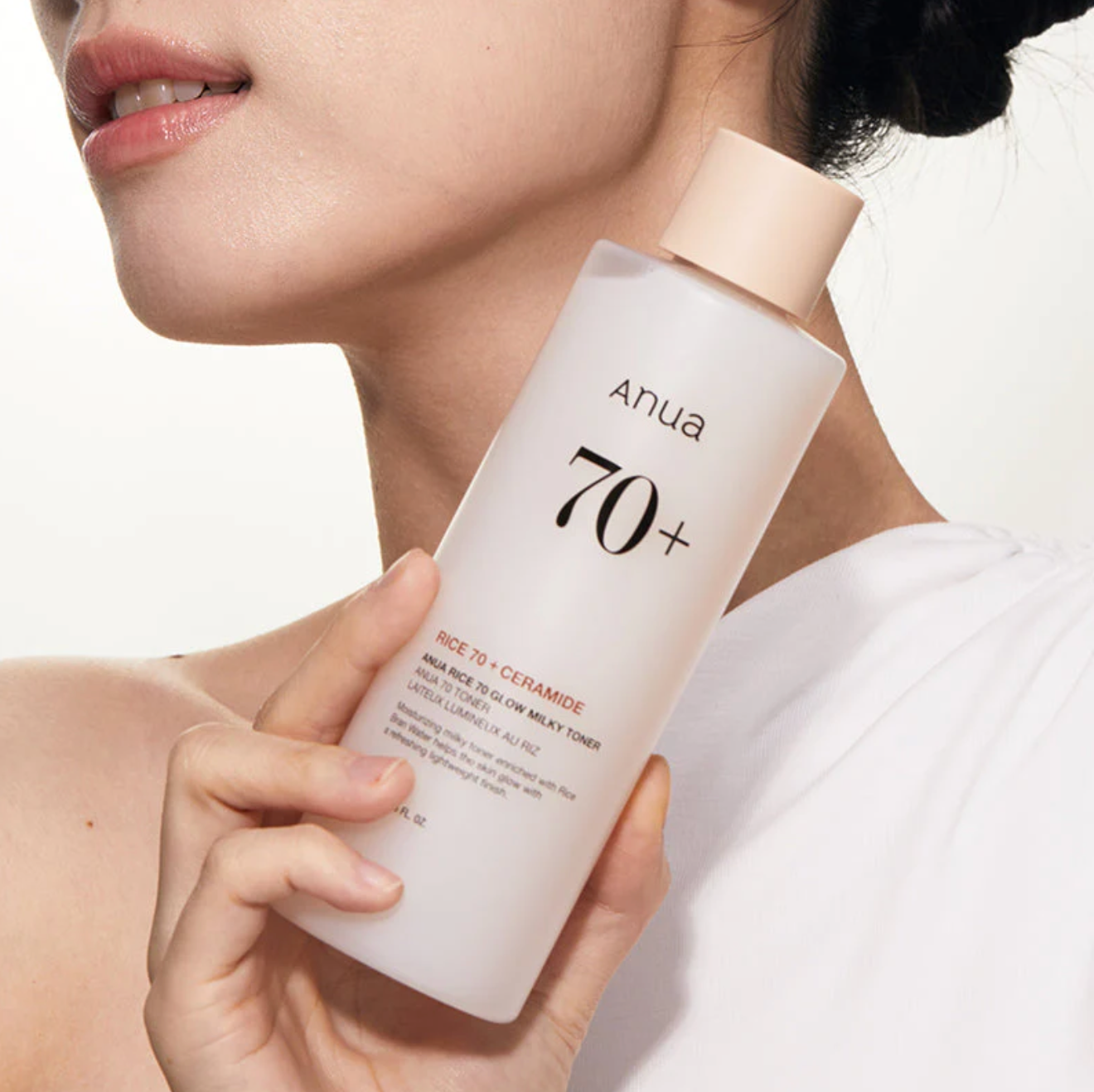 Anua Rice 70 Glow Milky Toner – Toner coréen hydratant et illuminateur au riz