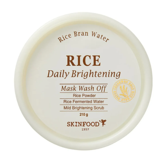 Skinfood Rice Brightening Mask 210g – Masque coréen illuminateur au riz