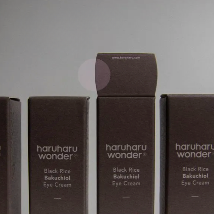 Haruharu Wonder Black Rice Bakuchiol Eye Cream – Contour des yeux anti-âge au riz noir
