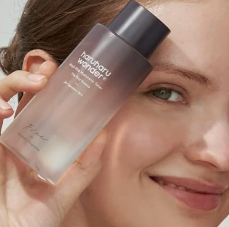 Haruharu Wonder Black Rice Hyaluronic Toner For Sensitive Skin – Toner coréen riz noir sans parfum