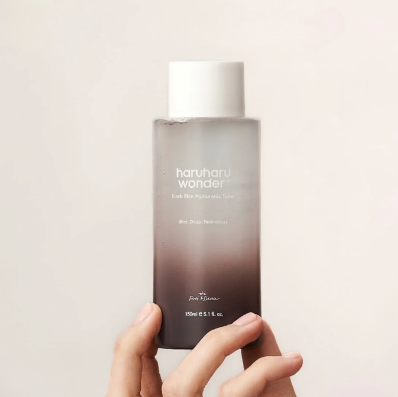 Haruharu Wonder Black Rice Hyaluronic Toner For Sensitive Skin – Toner coréen riz noir sans parfum