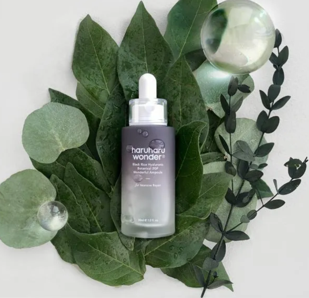 Haruharu Wonder Black Rice Hyaluronic 2GF Serum – Sérum anti-âge hydratant au riz noir