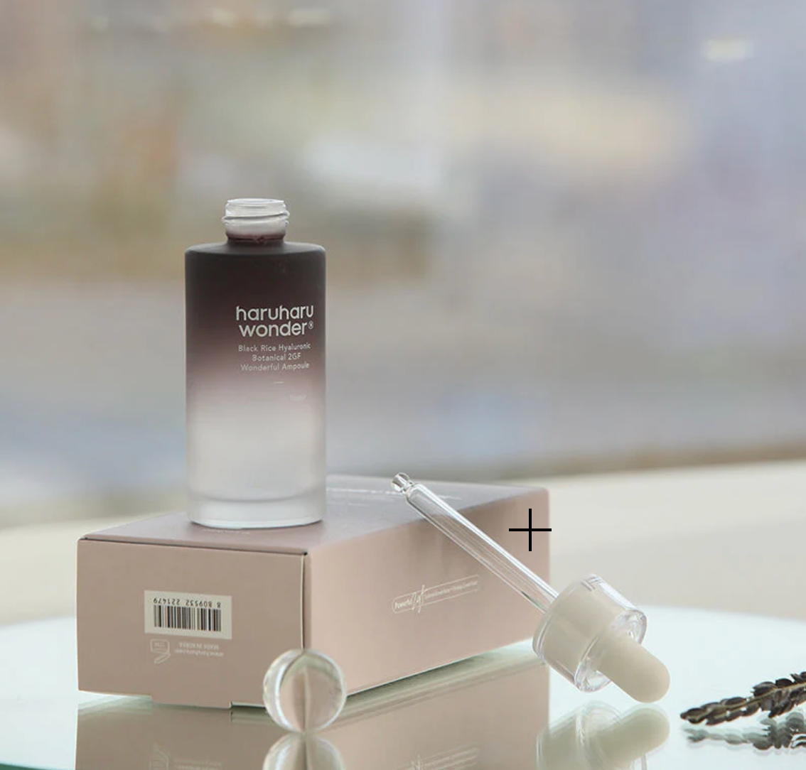 Haruharu Wonder Black Rice Hyaluronic 2GF Serum – Sérum anti-âge hydratant au riz noir