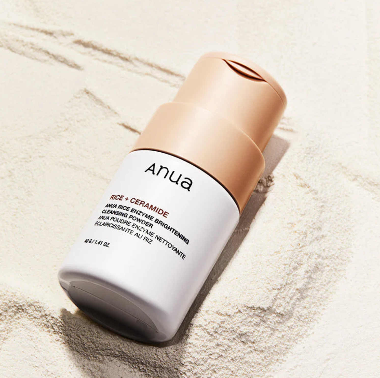Anua Rice Enzyme Brightening Cleansing Powder – Poudre nettoyante aux enzymes de riz