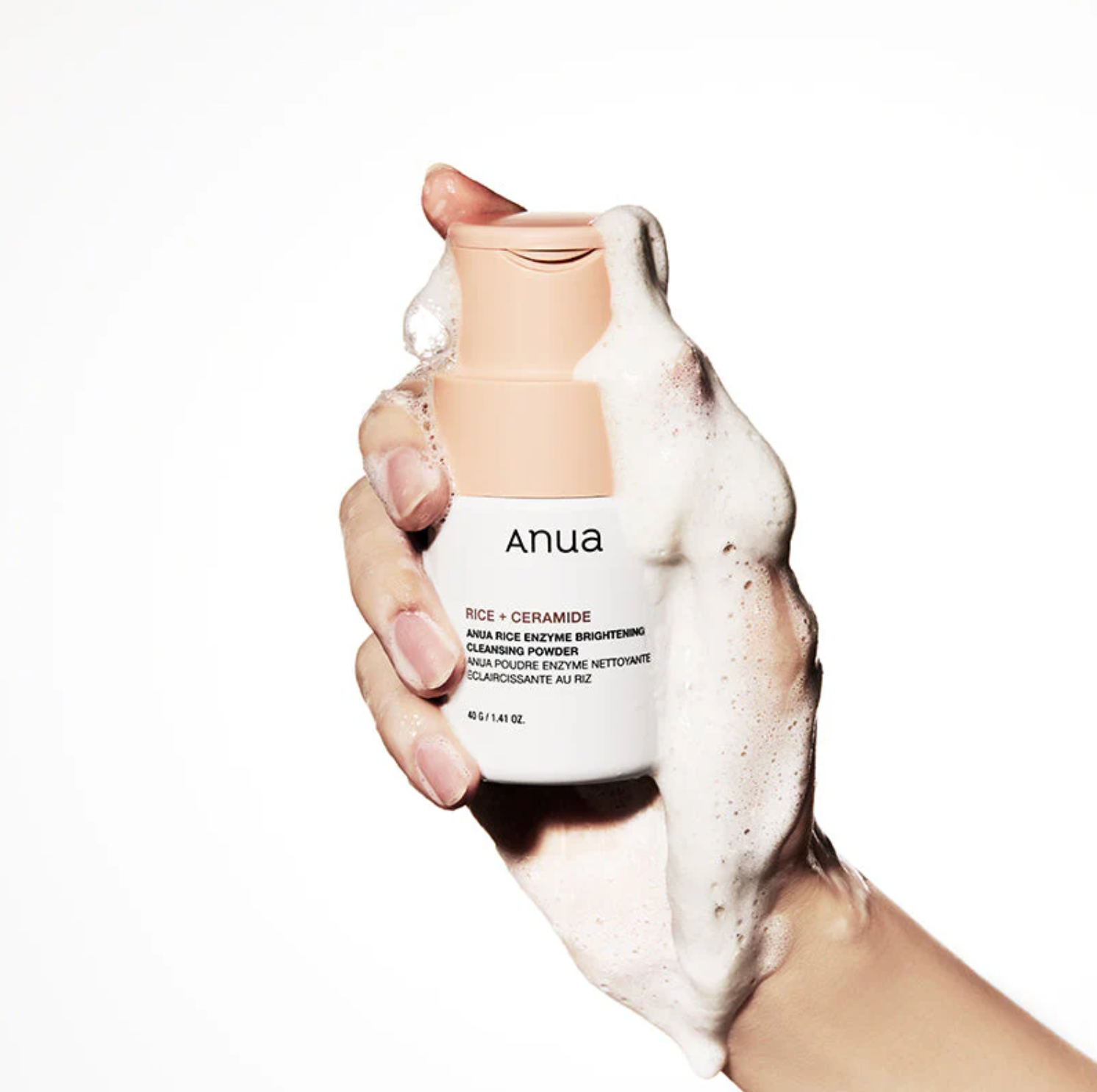 Anua Rice Enzyme Brightening Cleansing Powder – Poudre nettoyante aux enzymes de riz