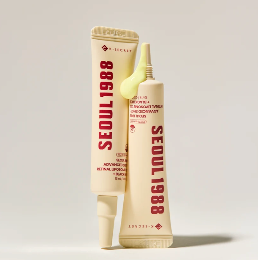 KSECRET – SEOUL 1988 Advanced Shot Retinal Liposome 12% + Black Rice – Soin anti-âge intensif au rétinal et riz noir – 15 ml