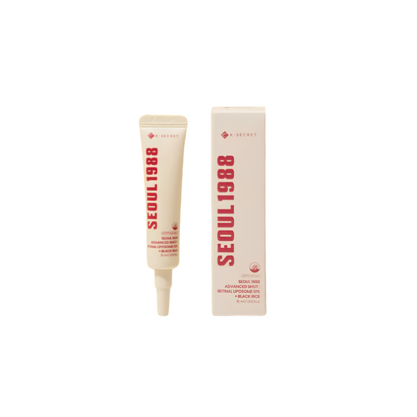 KSECRET – SEOUL 1988 Advanced Shot Retinal Liposome 12% + Black Rice – Soin anti-âge intensif au rétinal et riz noir – 15 ml