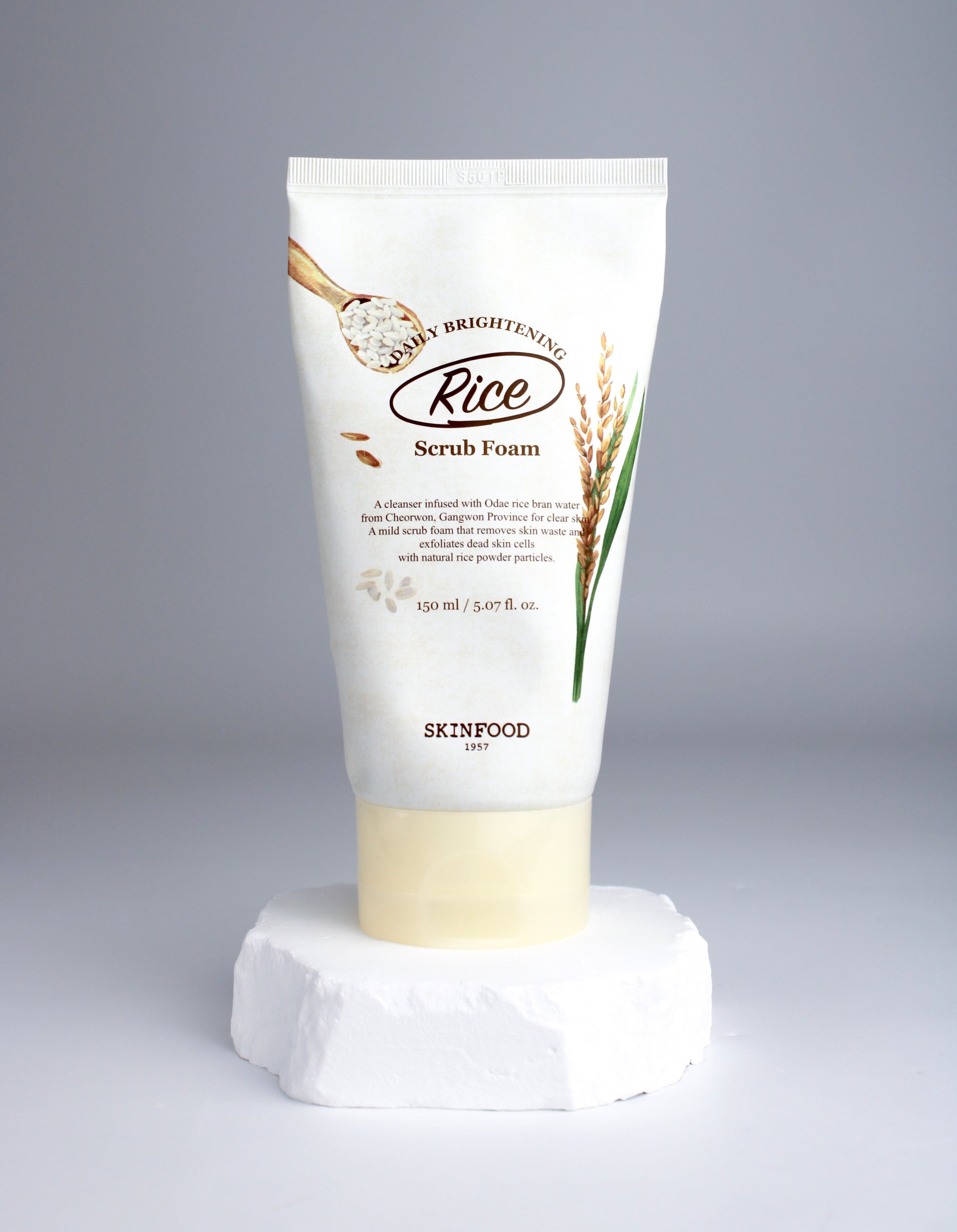 Nettoyant Exfoliant Éclaircissant au Riz