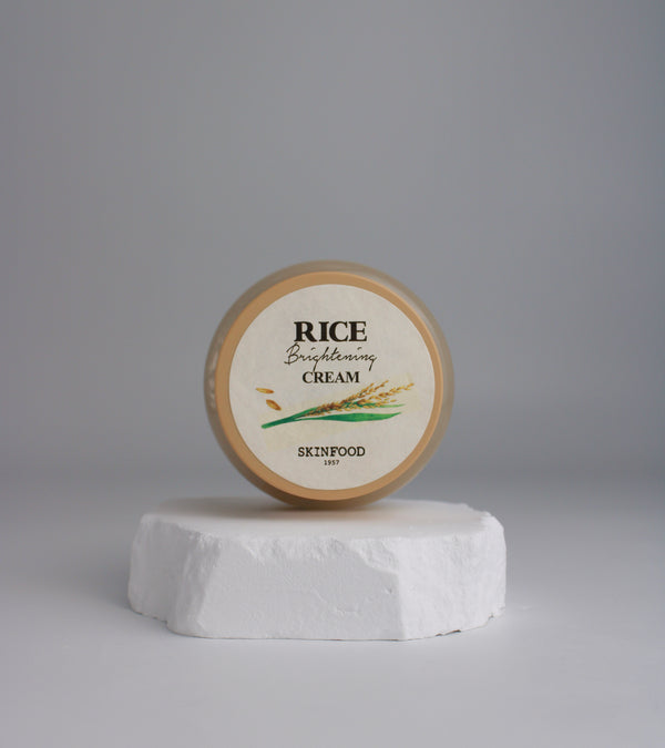 Crème éclaircissante au riz
