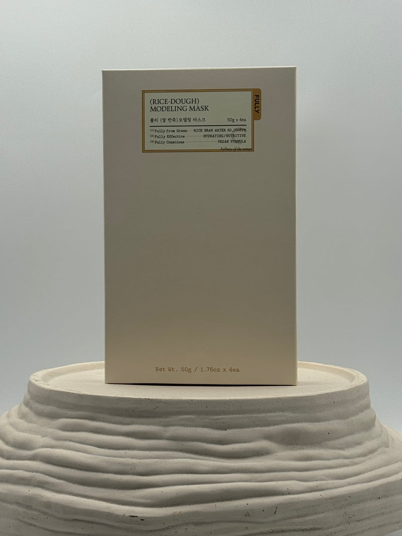 Masque modelant à la pâte de riz