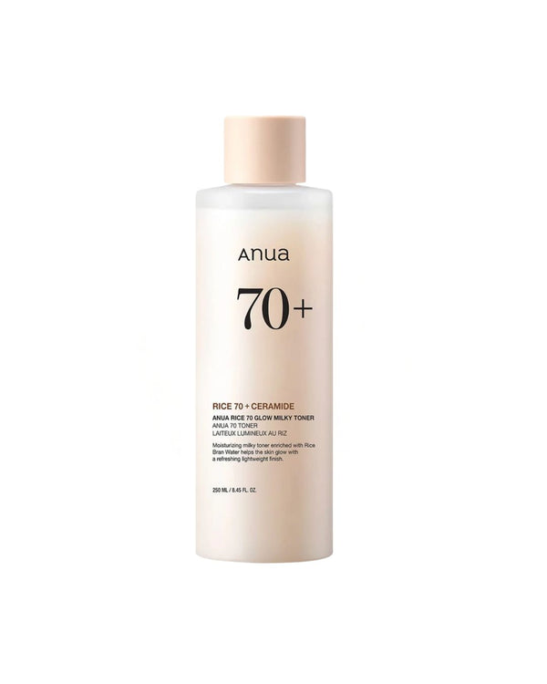 Anua Rice 70 Glow Milky Toner – Toner éclat et hydratation au riz 250ml